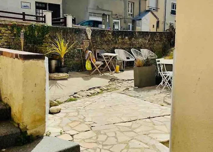 La Maison De Pierre 2 Semesterbostad Port-en-Bessin-Huppain